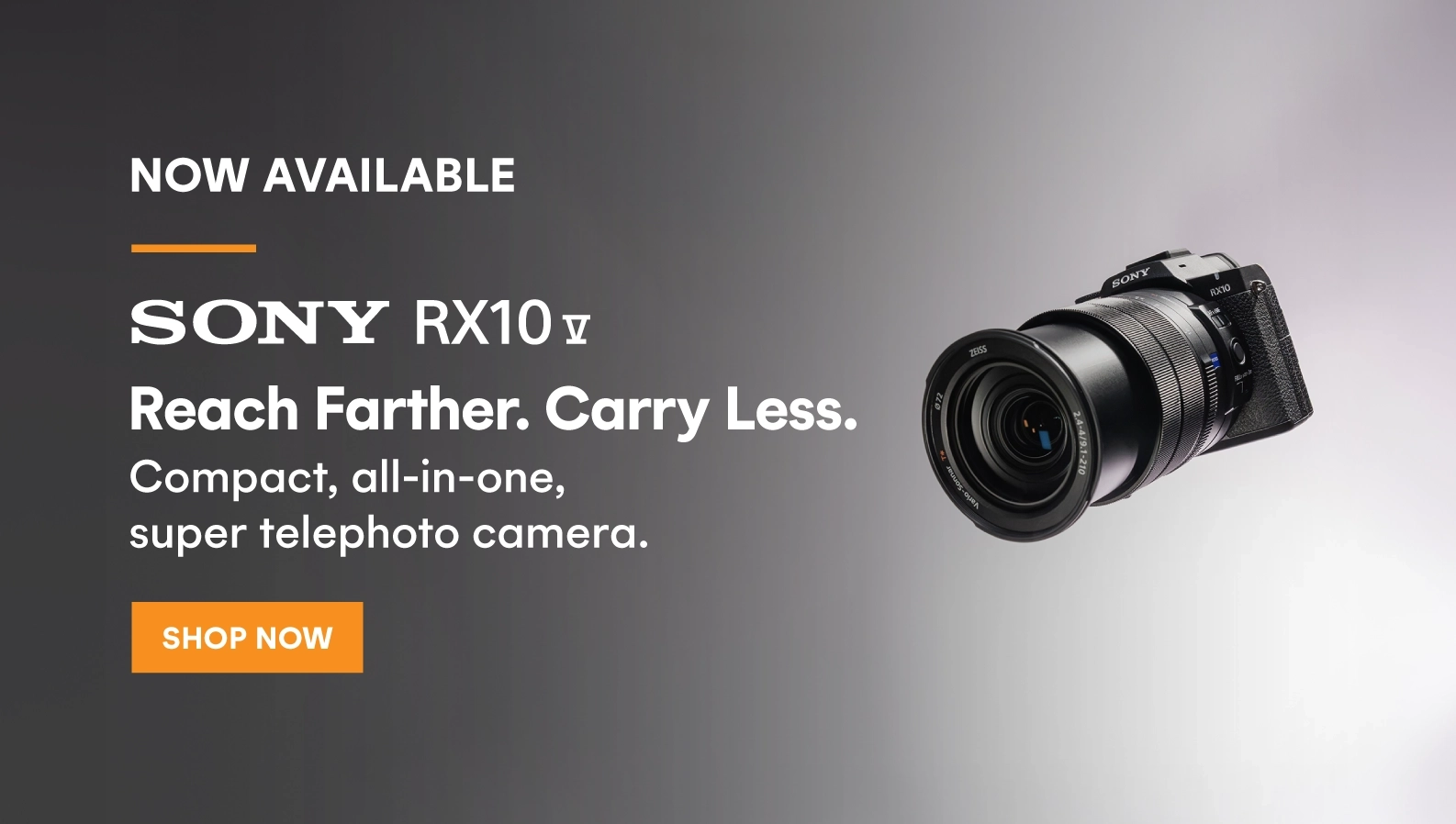 Now available! The new Sony RX10 V