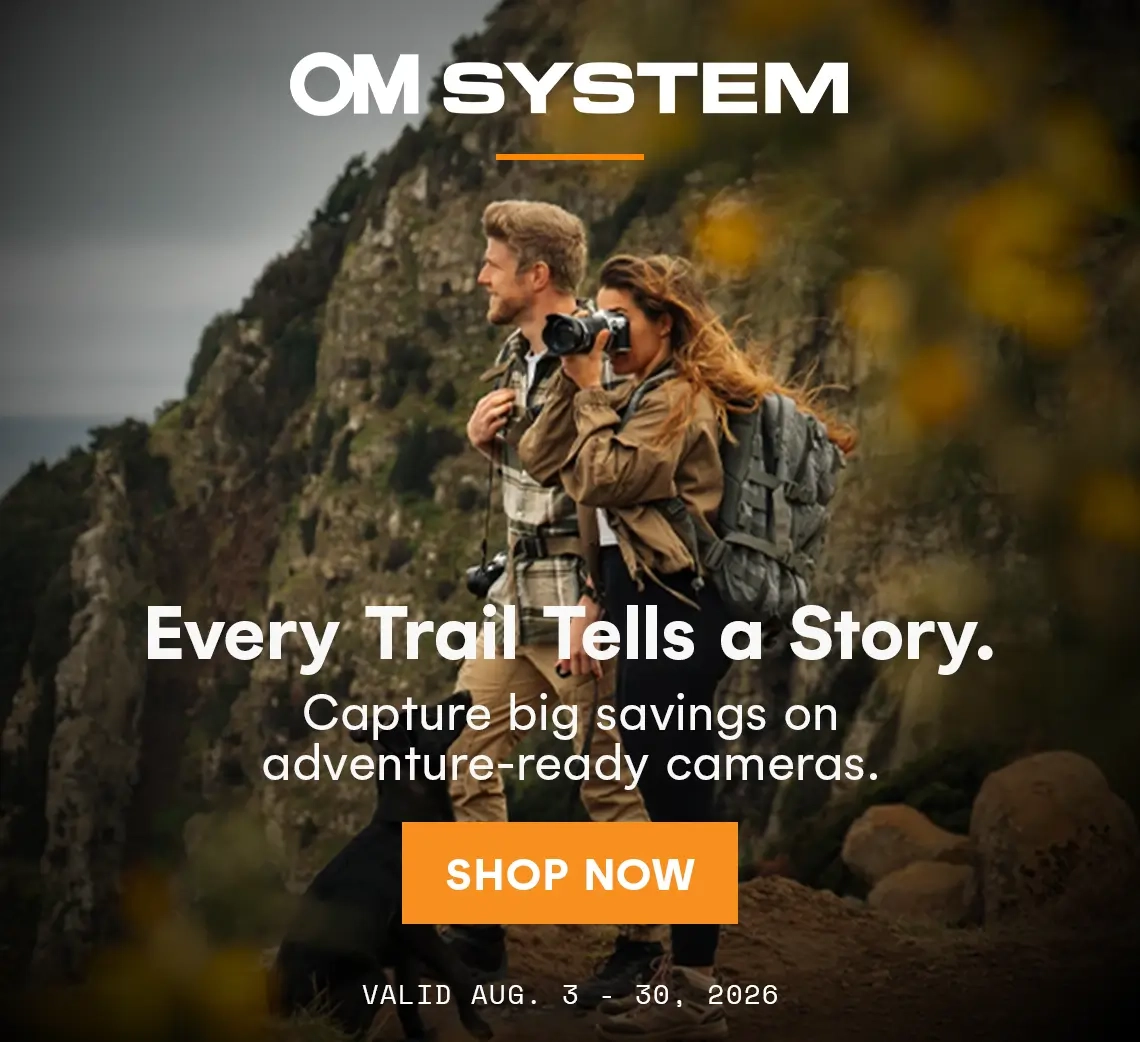 Save on adventure-ready cameras from OM System