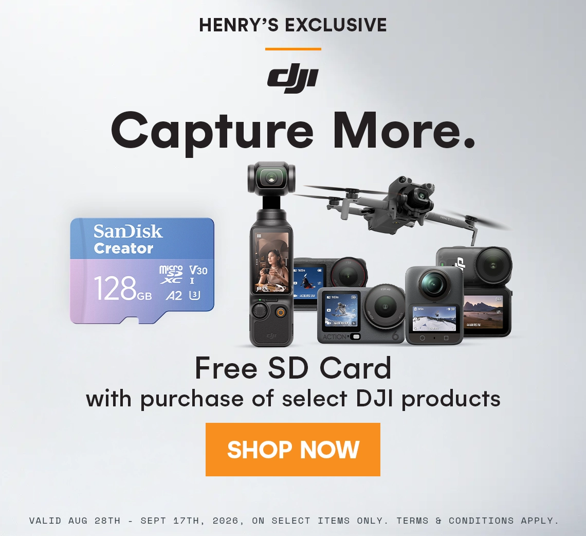 Bonus Memory Card with select DJI products