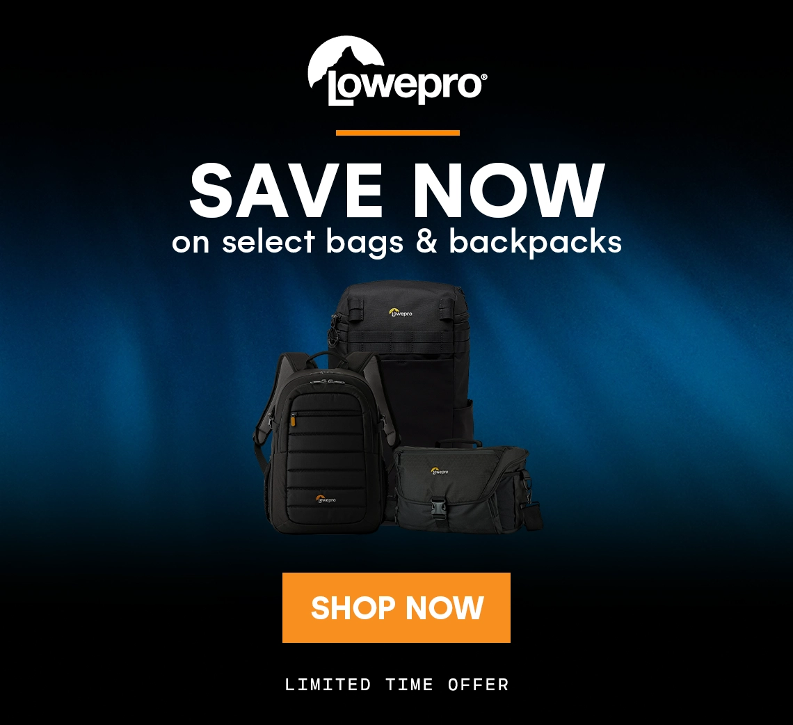 Lowepro bags and backpacks on sale now!