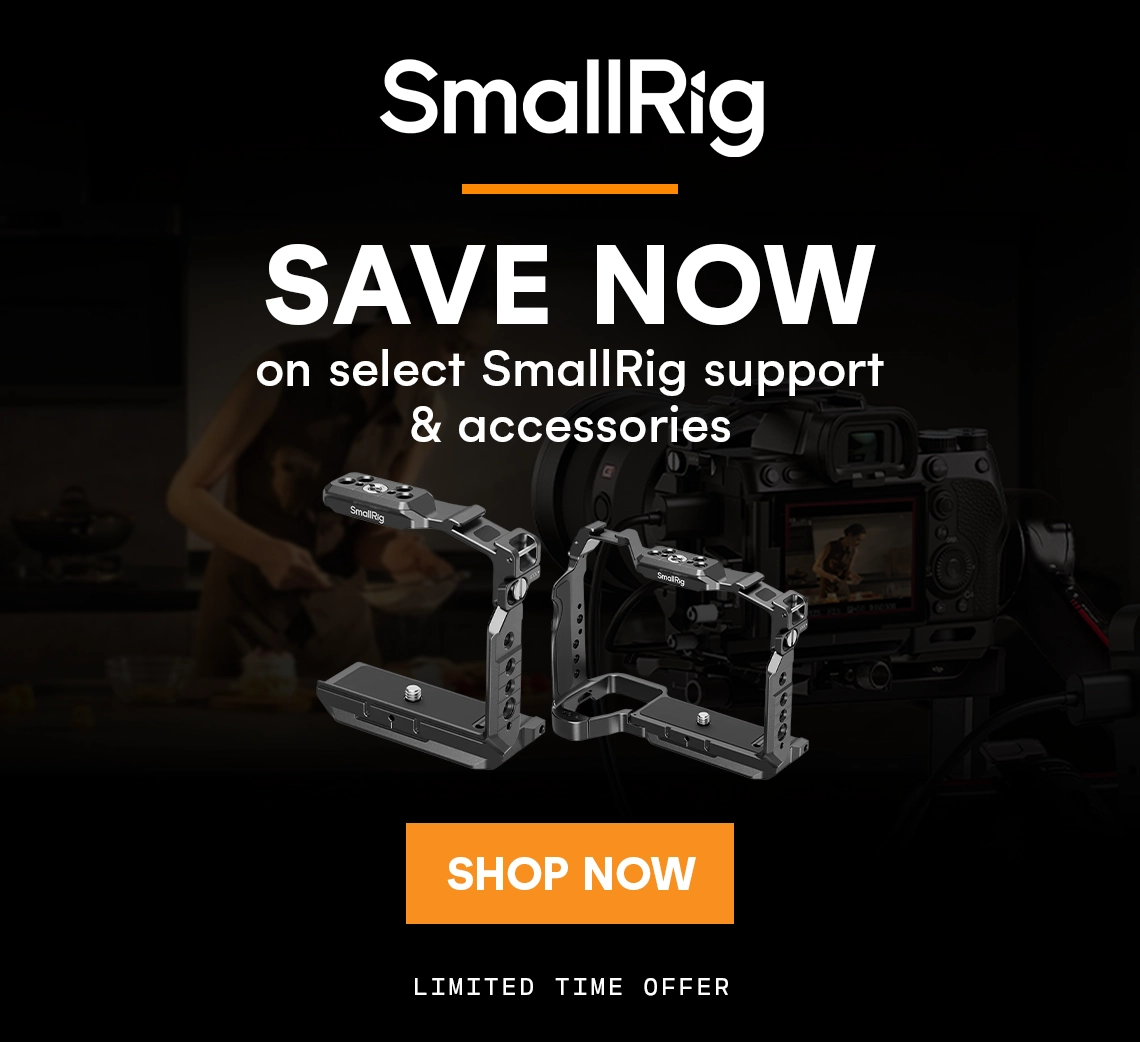 Save now on select SmallRig support & accessories!
