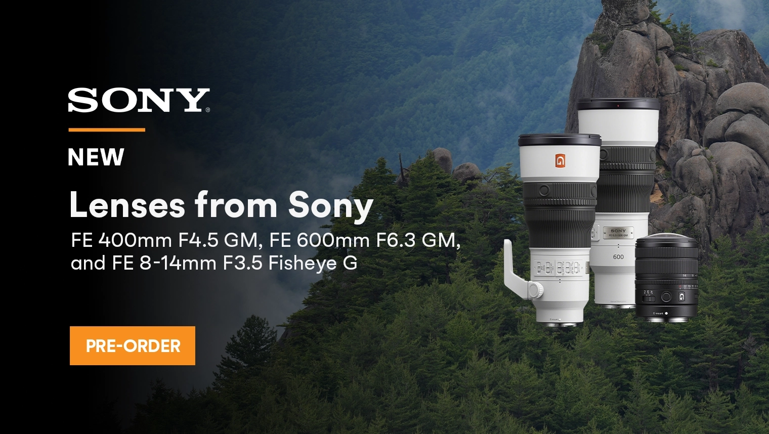 New lenses from Sony available for pre-order!