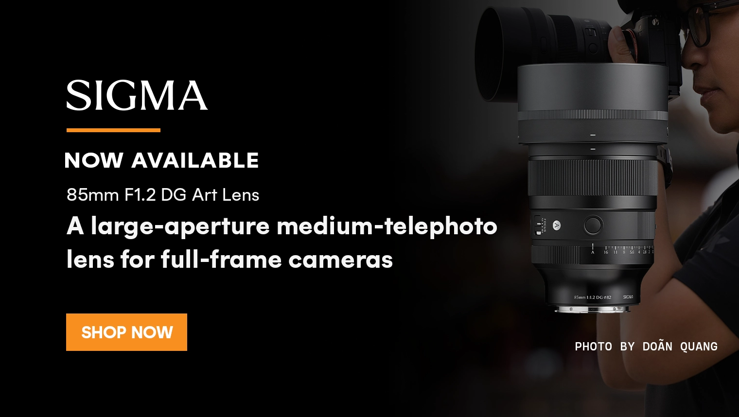 Now available! Sigma 85mm F1.2 DG Art lens