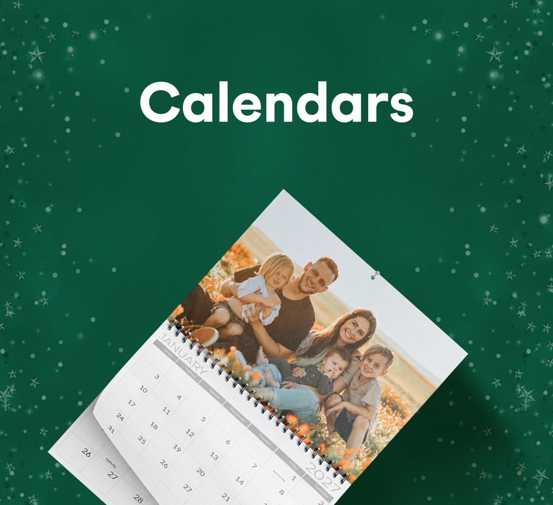 Personalized photo calendars