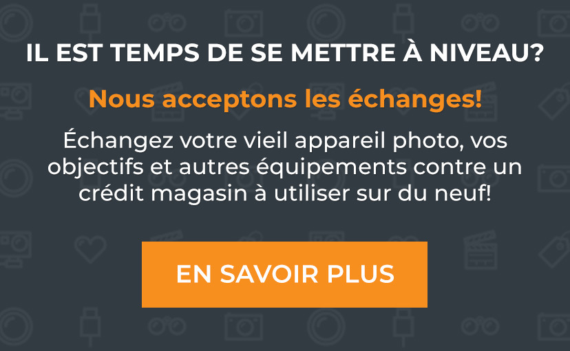 Il est temps de se mettre à niveau? Nous acceptons les échanges!