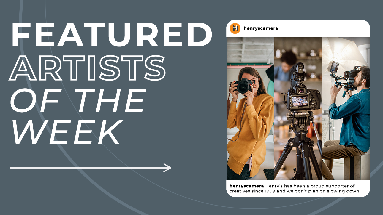 See Henry's Featured Artists of the week