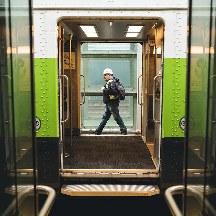 Street photography photo using pattern, taken by Anthony Jackson.