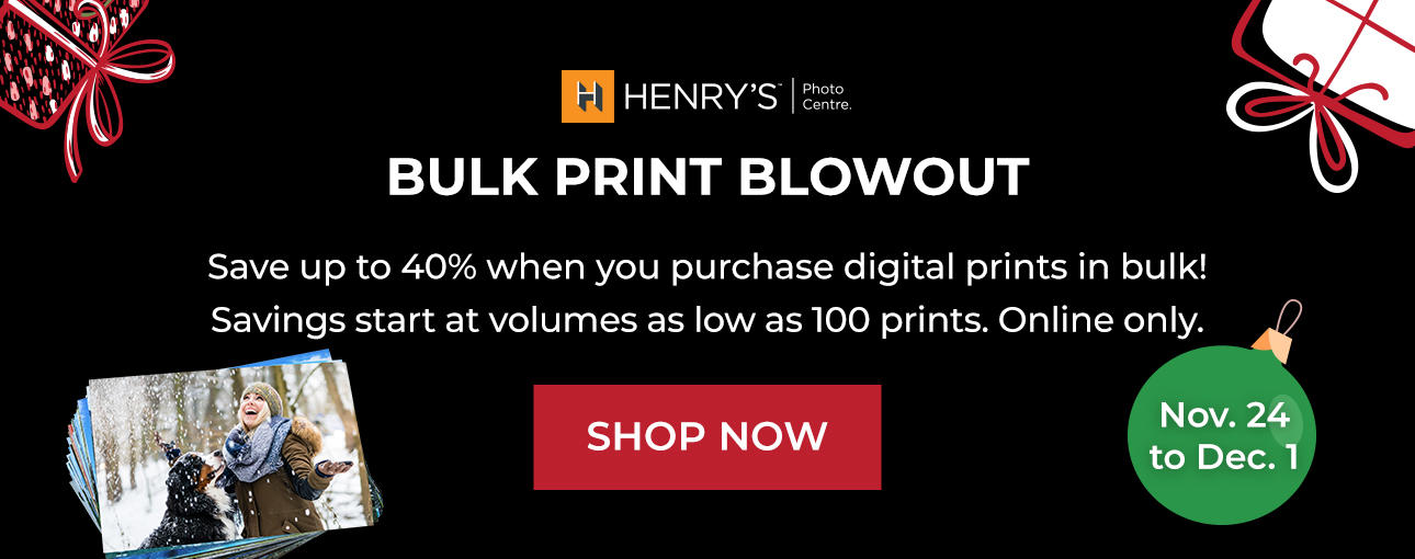 Henry's Photo Centre: Bulk Print Blowout - Save up to 40% off when you buy digital prints in bulk