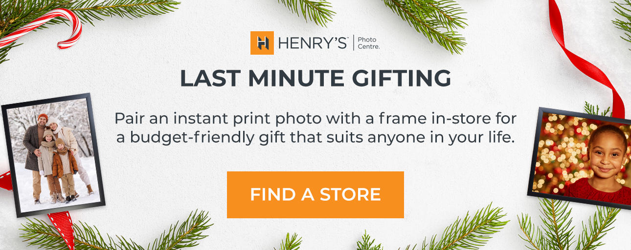 Henry's Photo Centre: Last Minute Gifting