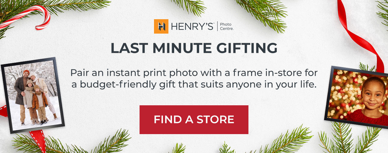 Henry's Photo Centre: Last Minute Gifting