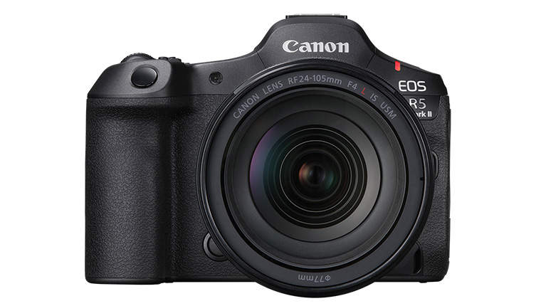 A camera. Canon EOS R5 Mark II.
