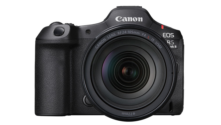 A camera. Canon EOS R5 Mark II.