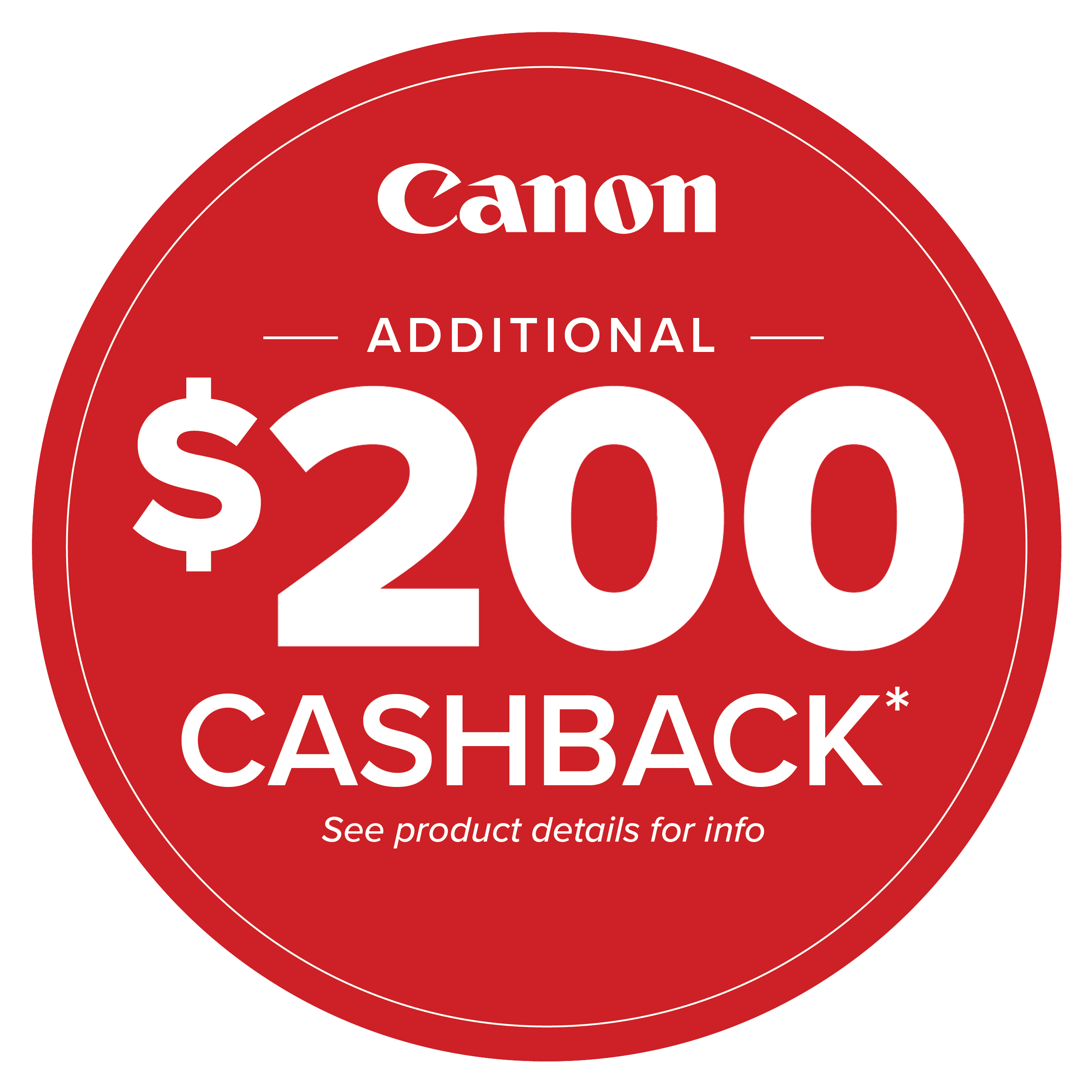 Additional $200 Cashback Offer