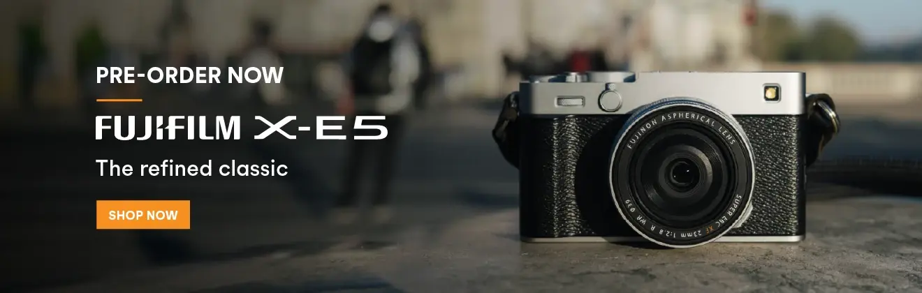 Pre-order the Fujifilm X-E5 interchangeable lens camera