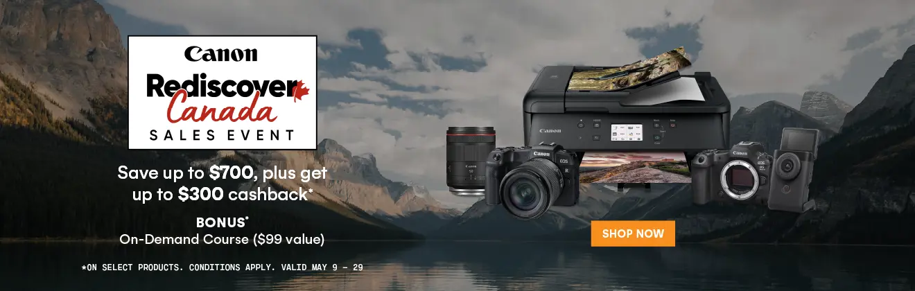 Canon Rediscover Canada Sale