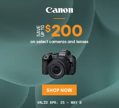 Canon Sales Event: Save up to $200