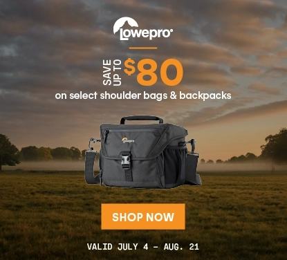 LowePro | Save up to $80 | on select bags and backpacks