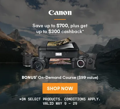 Canon Rediscover Canada Sale