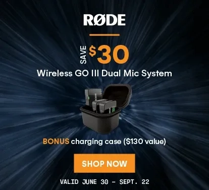 RODE Wireless GO III dual-mic system