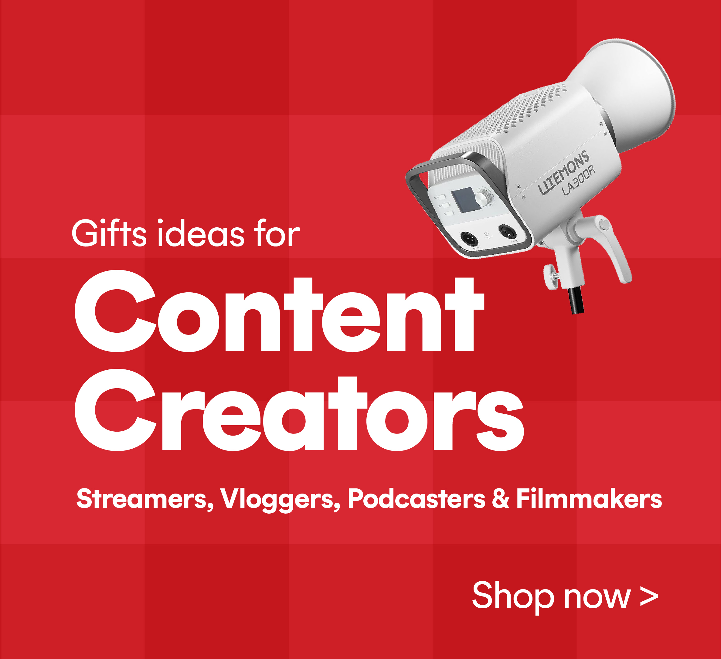 Gifts for Creators - Streamers, vloggers, podcasters and filmmakers
