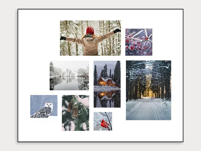 printed photo collage