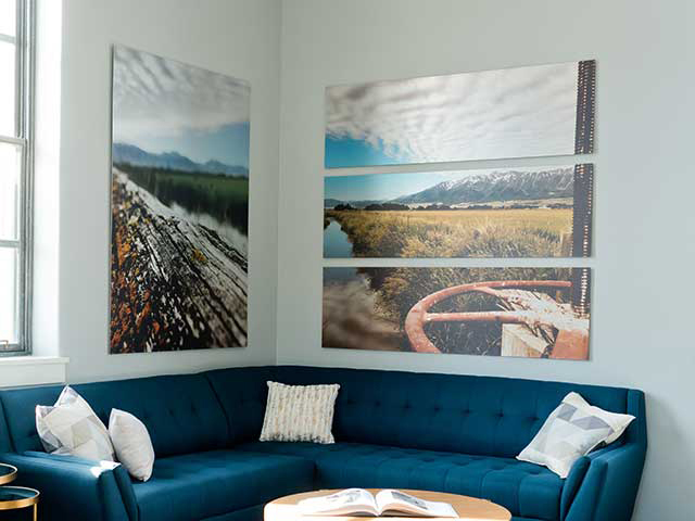 aluminum and metal wall art