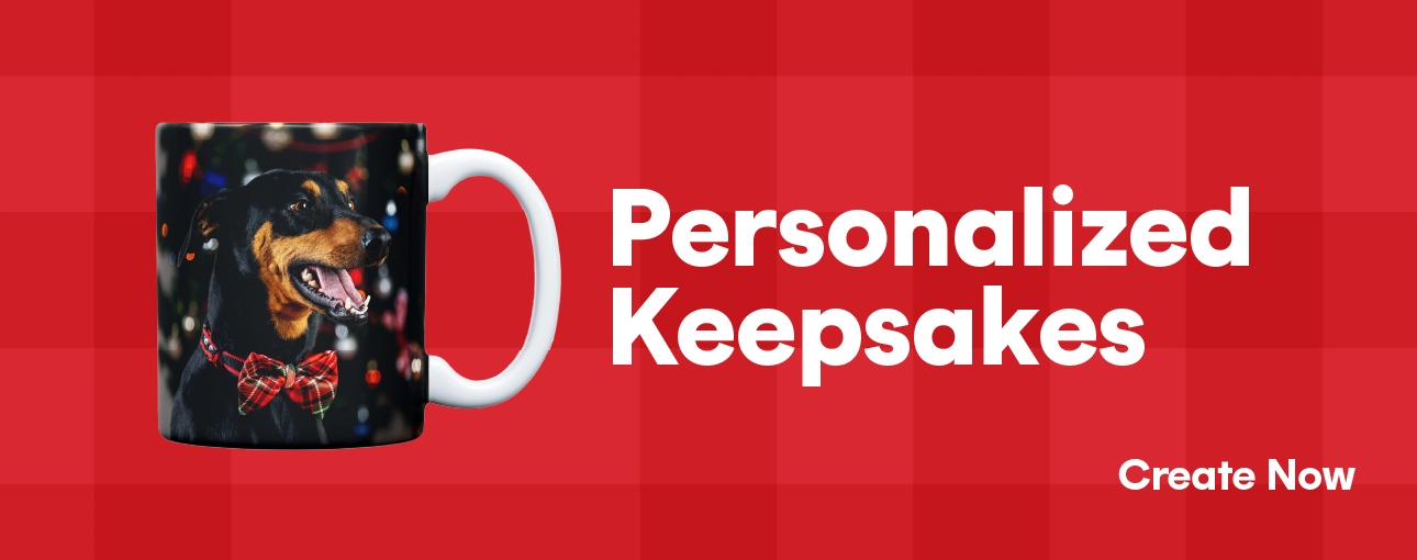 Create Personalized Keepsakes now