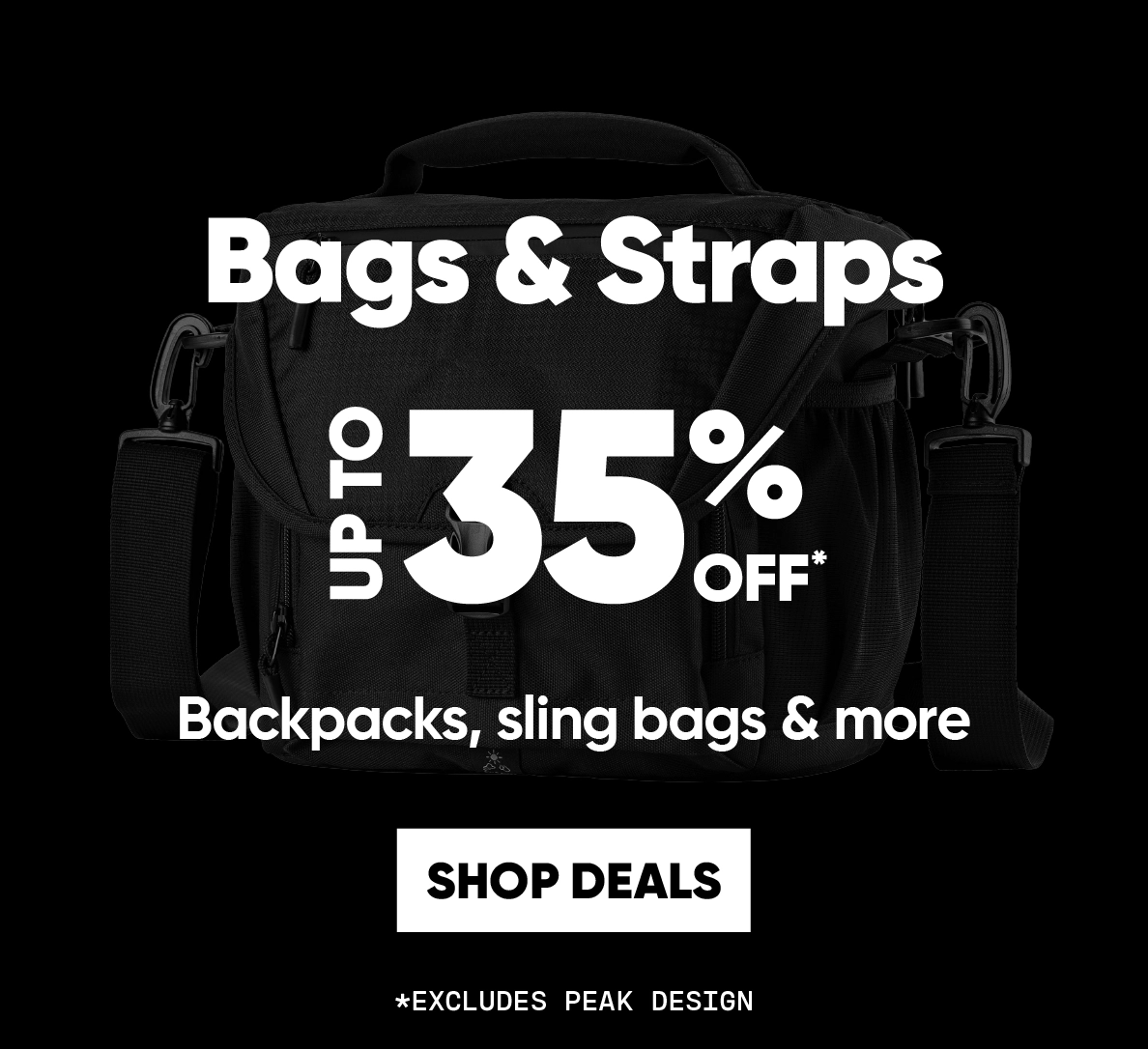 Black Friday Sale on Bags and Straps