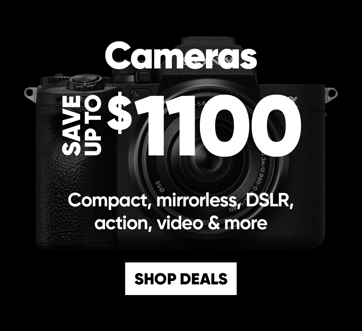 Black Friday Sale on Cameras
