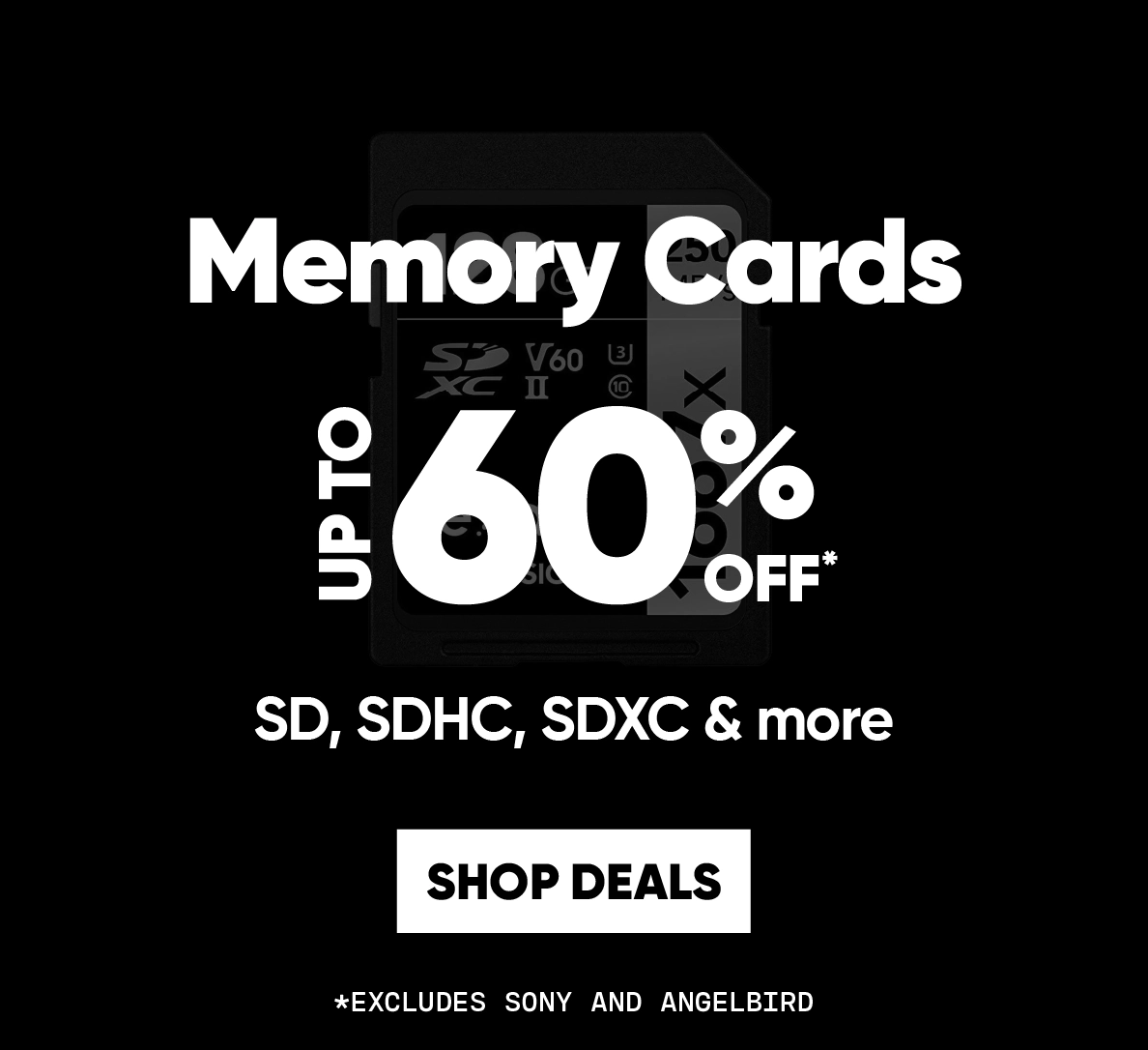 Black Friday Sale on Memory Cards