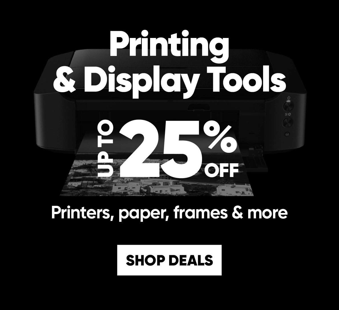 Black Friday deals on printing and display tools