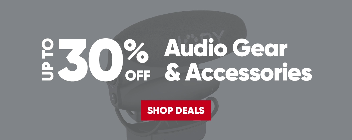 Shop Boxing Week deals on audio gear and accessories.