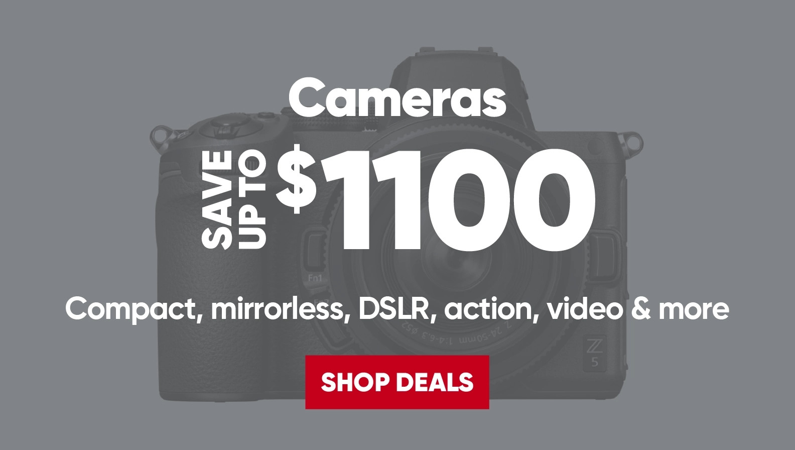 Shop boxing week deals on cameras!