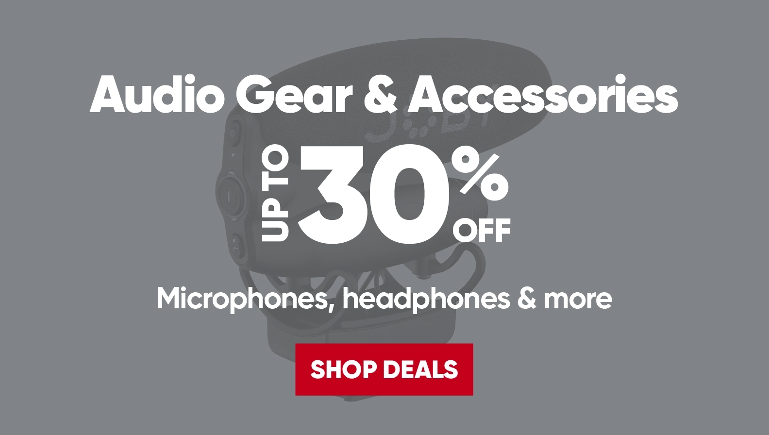 Shop boxing week deals on audio gear and accessories!