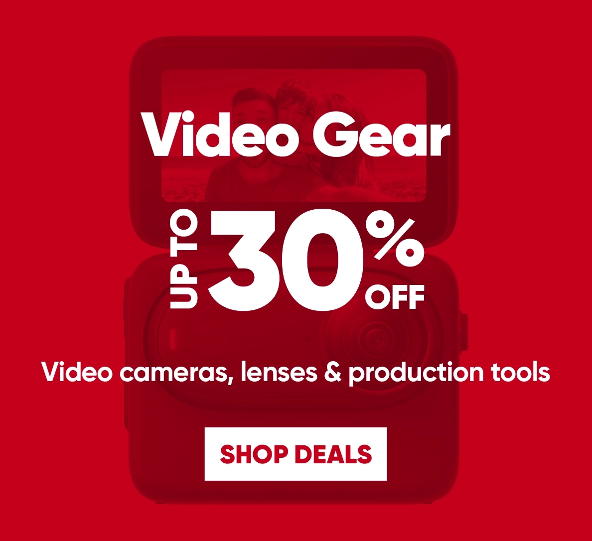 Shop boxing week deals on video gear!