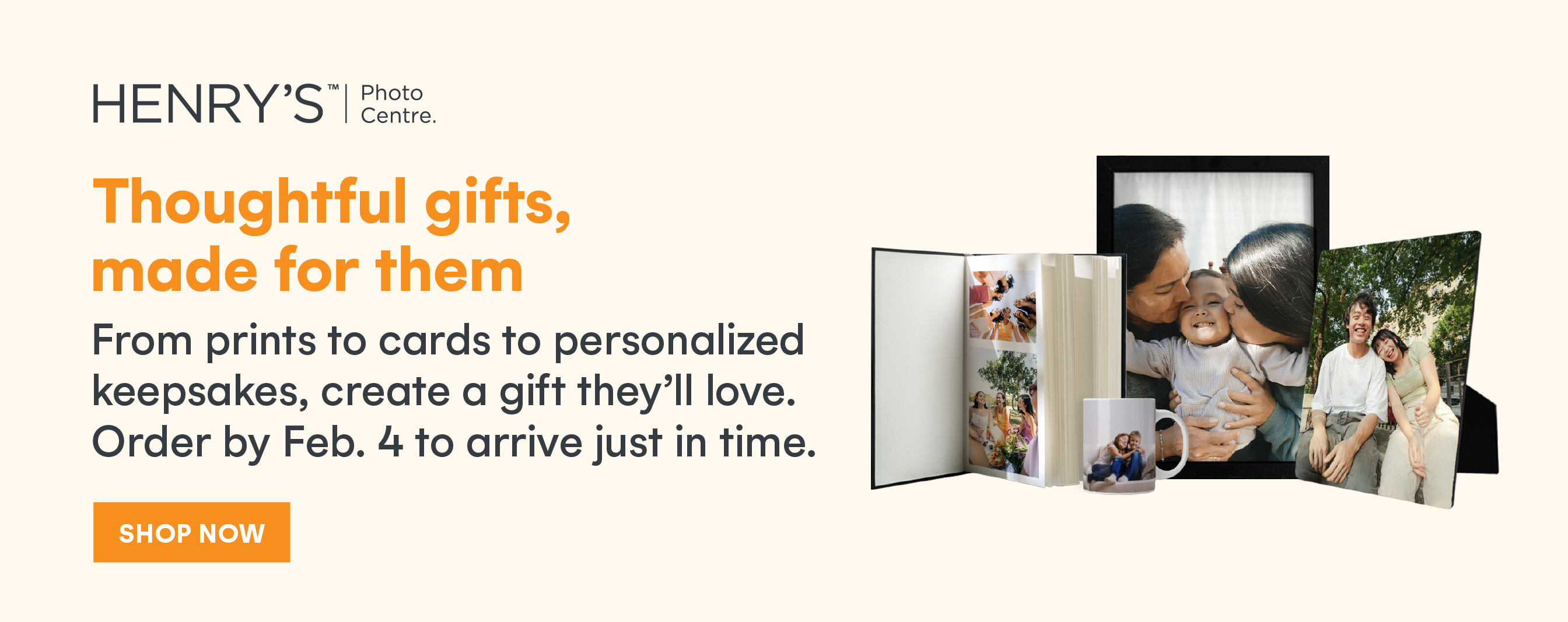 Order your personalized photo gift for Valentine's Day by February 4.