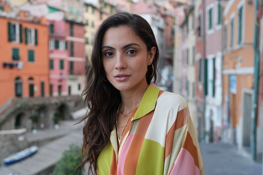 Travel portrait shot with a Sony Alpha A7R V and 16-35mm f2.8 G Master II lens