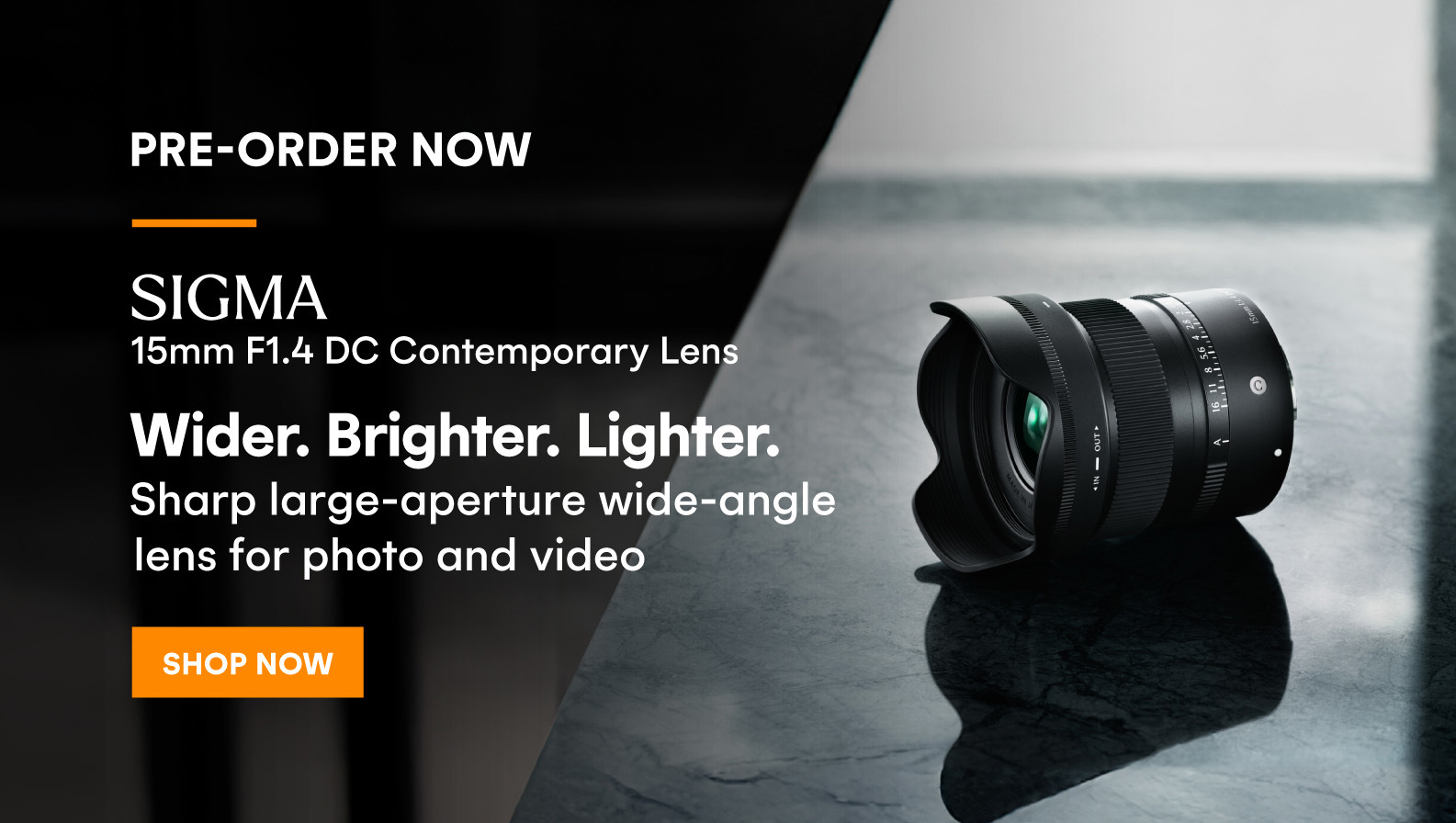 Pre-order the Sigma 15mm F1.4 DC Contemporary Lens