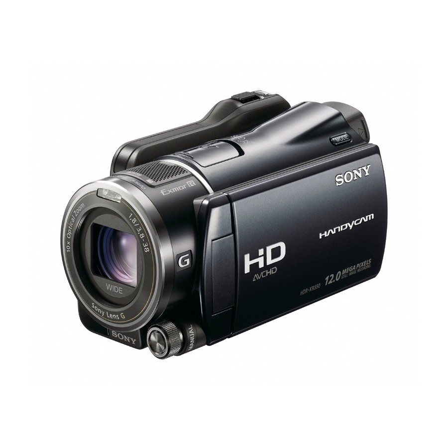 Sony Handycam HDR-XR550E - AVCHD 240 Go HD - 12x Optique - + Micro HGZ1