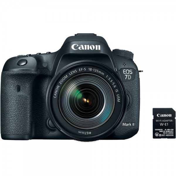 Canon EOS-7D Mk II with 18-135 with W-E1 Wi-Fi Henry's