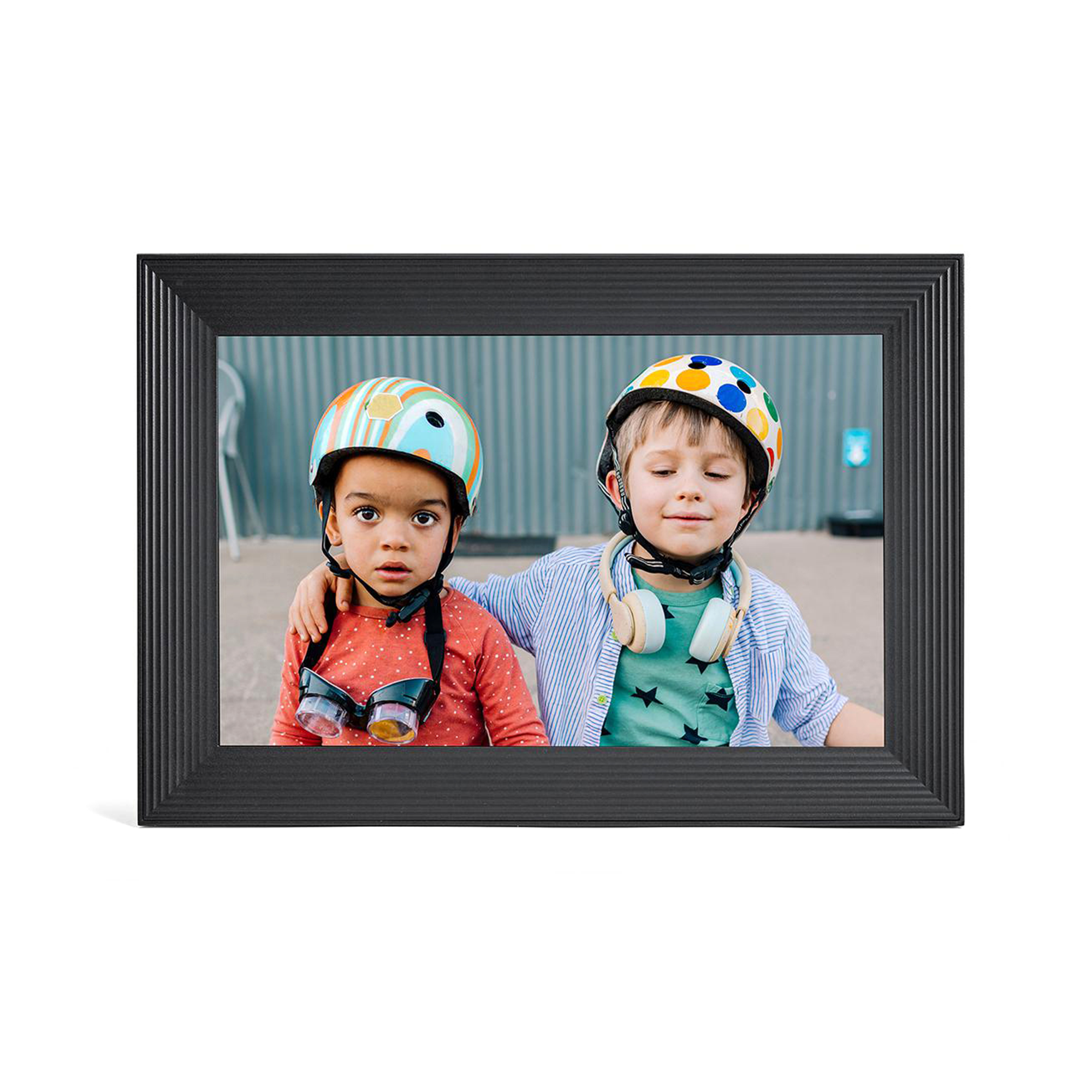 Image of Aura Frames Carver Digital Photo Frame (Gravel)