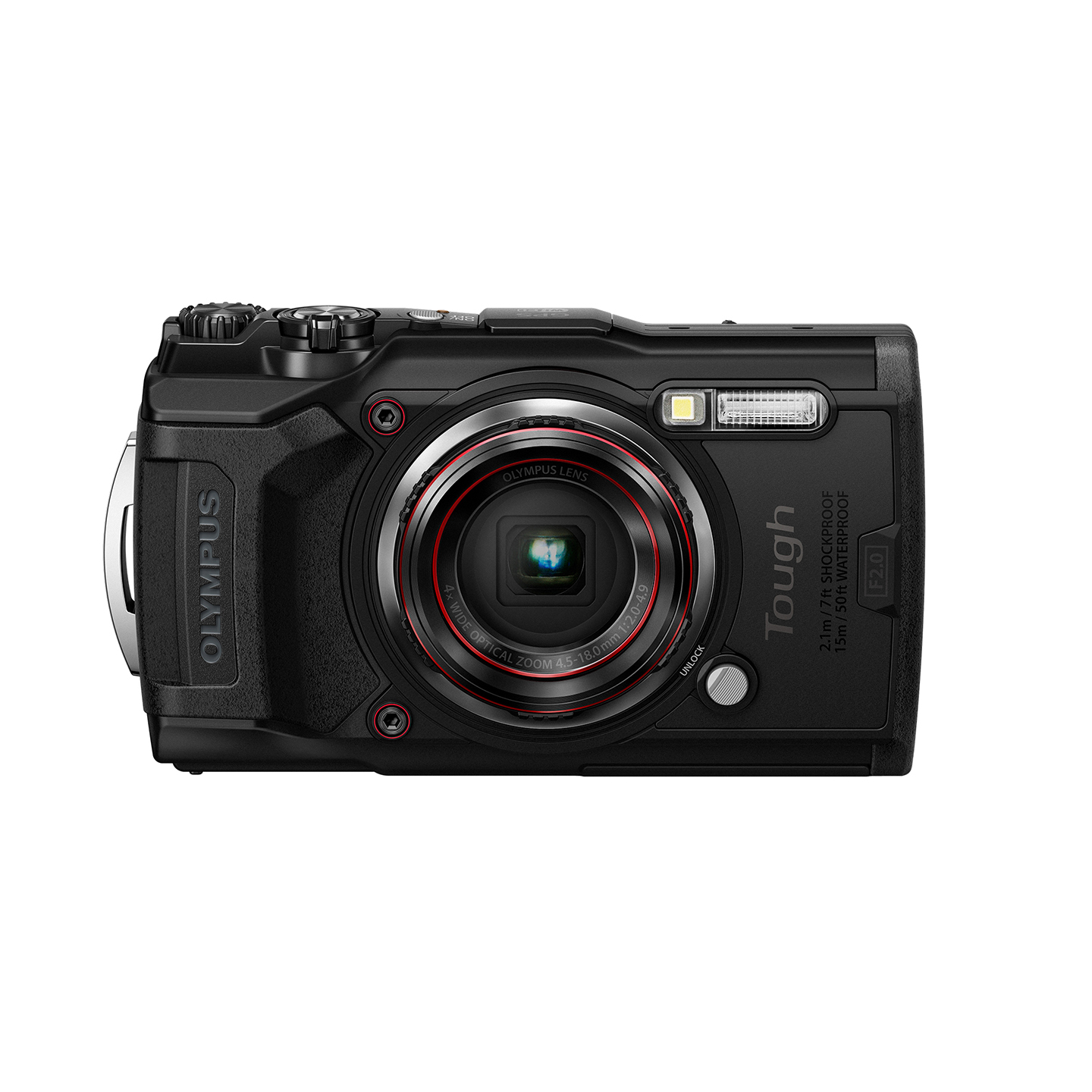 OM System TG-6 Black 12MP f/2.0 4X 3