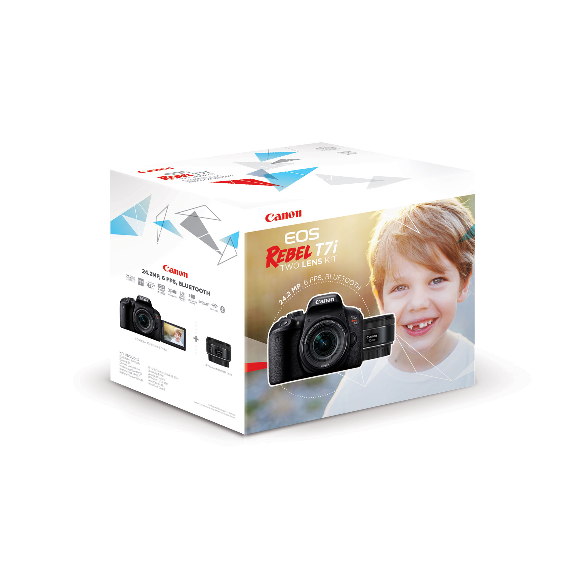 Canon T7I with 18-55 IS/50mm STM Kit Henry's