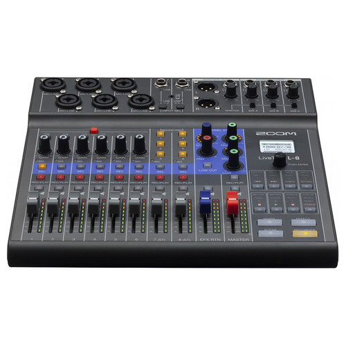 Zoom Livetrak L-8 Mixer for Podcast | Henry's