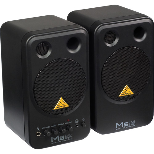 BEHRINGER MONITOR SPEAKER MS16 スタジオモニター 高音質】【おすすめ】BEHRINGER/MS16 スタジオモニター音楽制作 DTM