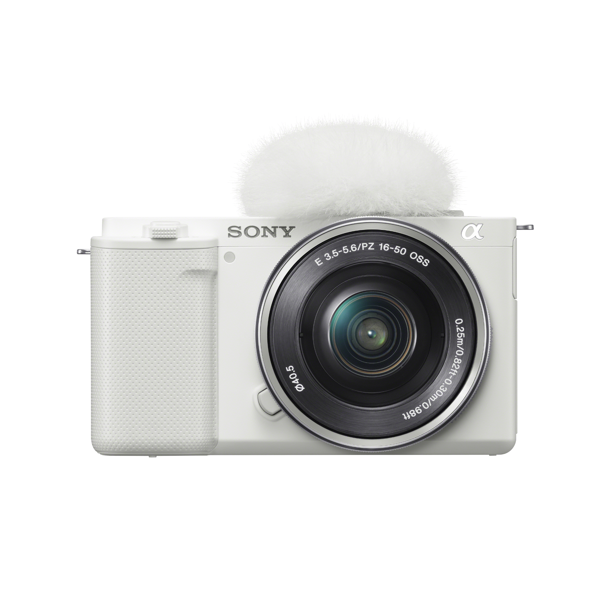 Open Box Sony Alpha ZV-E10 White with 16-50mm PZ Lens | Henry's
