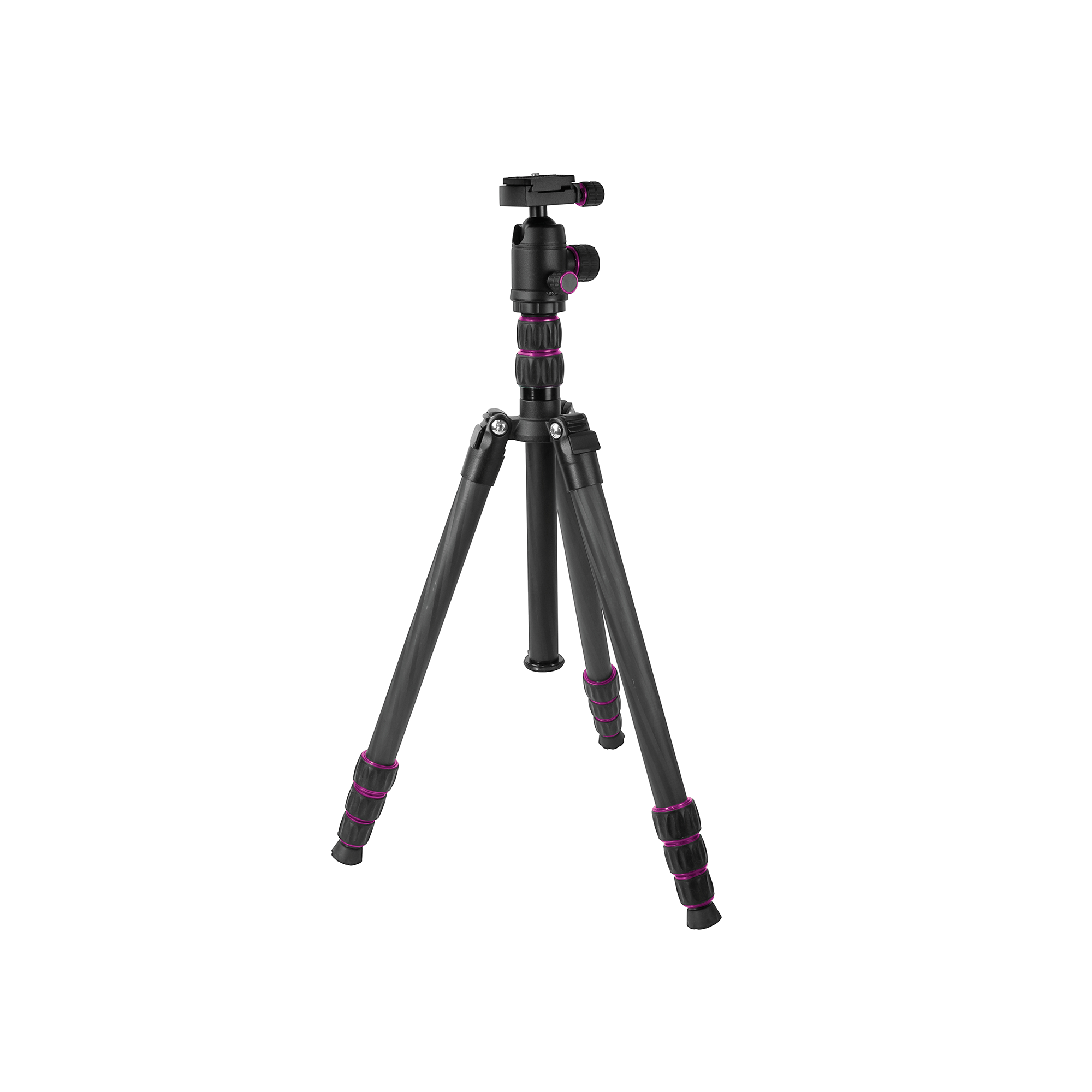 Optex Black Carbon Fiber 4 Section Travel Tripod Henry's