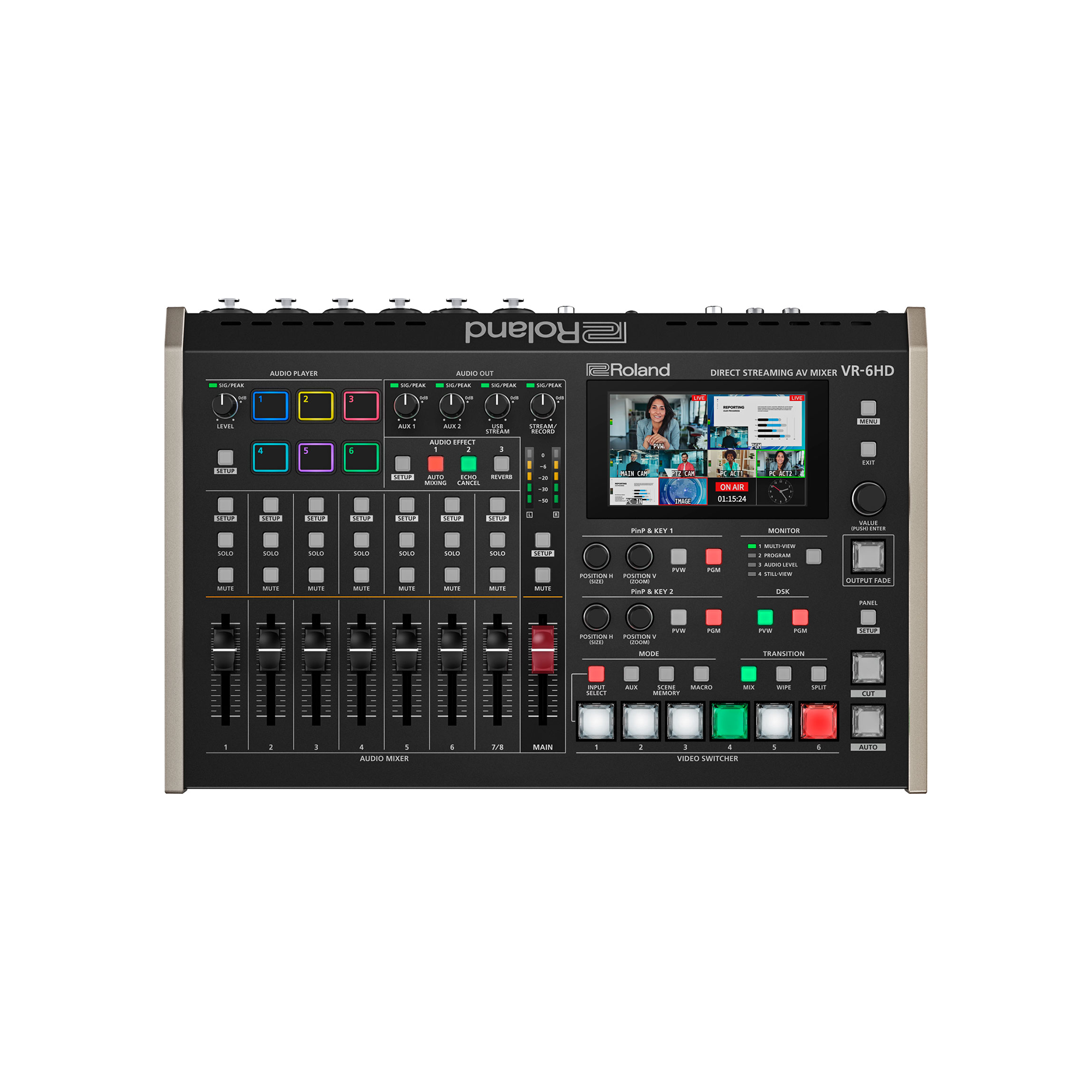 Roland VR-6HD Direct Streaming AV Mixer | Henry's