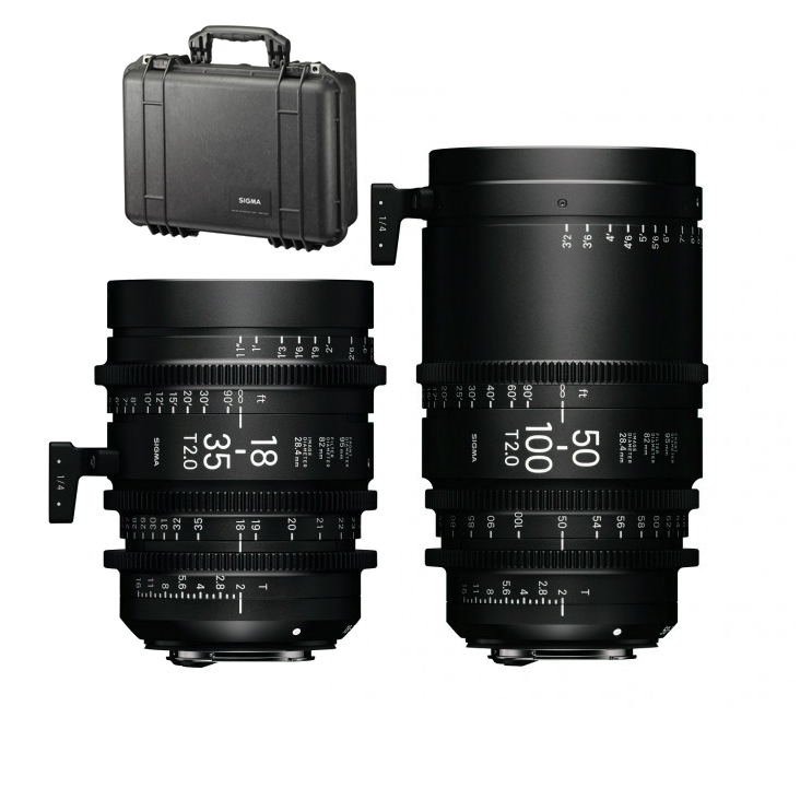 SIGMA2点セット 50-100mm & 18-35mm F1.8 Canon Sigma Cine Kit 18-35Mm,50-100M T2,Pmc001 | Henry's