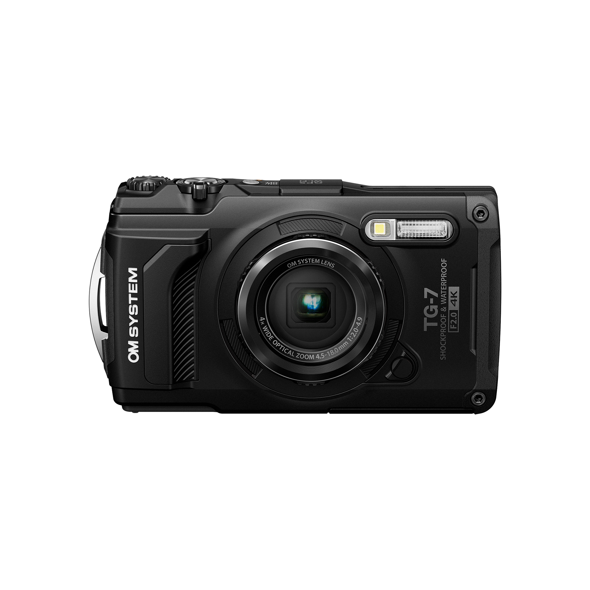 OM SYSTEM Tough TG-7 （ブラック） OM SYSTEM Tough TG-7 Black Underwater Camera, Waterproof
